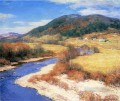 Verano indio Vermont paisaje Willard Leroy Metcalf paisajes río